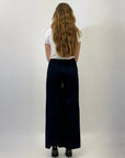 Pantaloni dritti con dettaglio laterale
