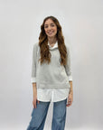 Maglia con camicia