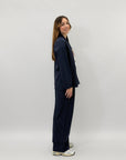 Completo giacca e pantaloni a righe
