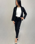 Completo punto milano giacca e pantalone