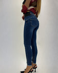 Pantaloni jeggings con strass ADORO