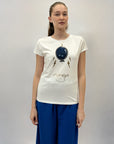 T-shirt con palloncino e scritta