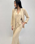 Completo elegante gilet giacca e pantaloni