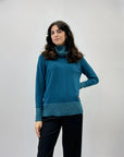 Maglione dolcevita con brillantini taglia comoda
