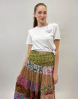 Maglia con nodo e fiore