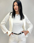 Completo punto milano giacca e pantalone