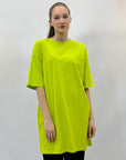 T-shirt taglia comoda tinta unita