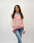 Gilet morbido con cuori