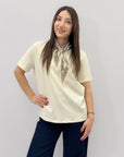Maglia con foulard