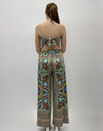 Set top e pantaloni con stampa