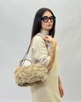 Borsa con pelo a secchiello