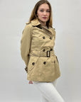 Giacca trench corta