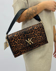 Borsa pochette animalier