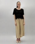 Maglia crochet mezze maniche