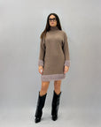 Abito dolcevita in mohair