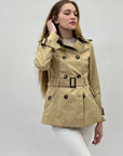 Giacca trench corta