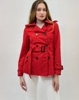Giacca trench corta