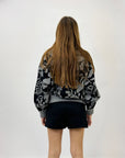 Cardigan fantasia in bouclè