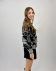 Cardigan fantasia in bouclè