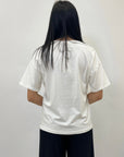 T-shirt over con stampa