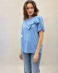 T-shirt con dettaglio fiocco