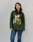 Maglia con cappuccio in similpile