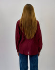 Camicia scollo coreana tinta unita