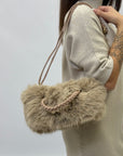 Borsa con pelo a secchiello