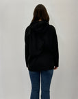 Maglia con cappuccio in similpile