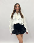 Camicia con volant