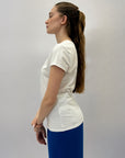 T-shirt con palloncino e scritta
