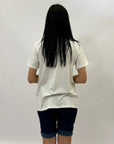 T-shirt oversize con ricamo