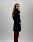 Cappotto con cappuccio e zip