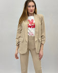 Completo giacca e pantaloni a righe