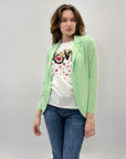 Blazer morbido effetto tailoring