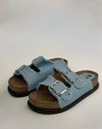 Sandali in denim alti Murano