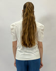 T-shirt con cuore e scritte