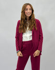 Blazer morbido effetto tailoring