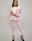Blazer morbido effetto tailoring