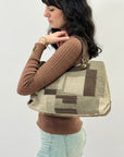 Borsa morbida con fantasia
