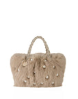 Borsa con pelo e perle Alex Max