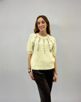 Maglione con paillettes