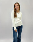 Maglia con bottoni basic