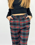 Pantaloni a quadri scozzesi tartan - Made in Italy