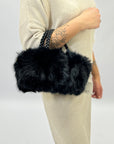 Borsa con pelo a secchiello