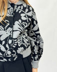 Cardigan fantasia in bouclè