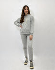 Felpa premium in cotone con paillettes
