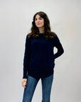 Maglione morbido intrecciato over