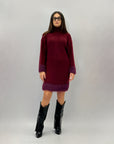 Abito dolcevita in mohair