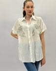 Camicia con gioiello